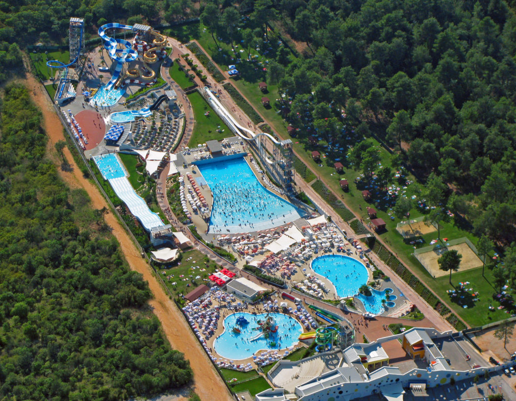 Celkový pohled na Aquapark Istralandia